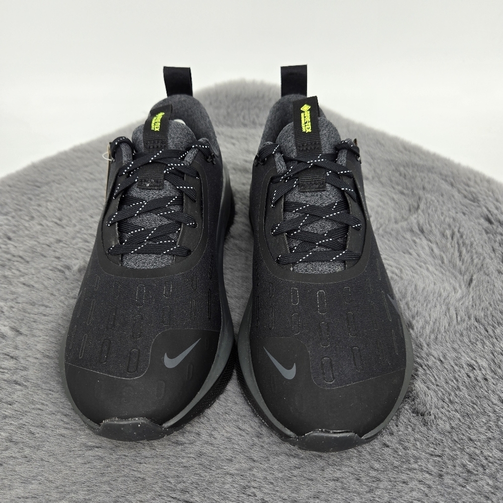 New Nike ReactX Infinity Run 4 Gore-Tex Black Volt Women's Running Shoes Size 6 - Picture 2 of 8